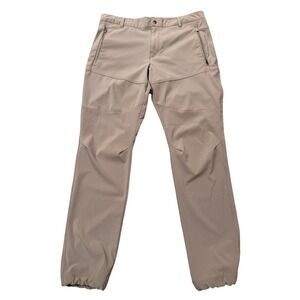 Columbia Mens Hiking Pants 38x32 Taupe Brown Stretch Outdoor XO0364 1843261